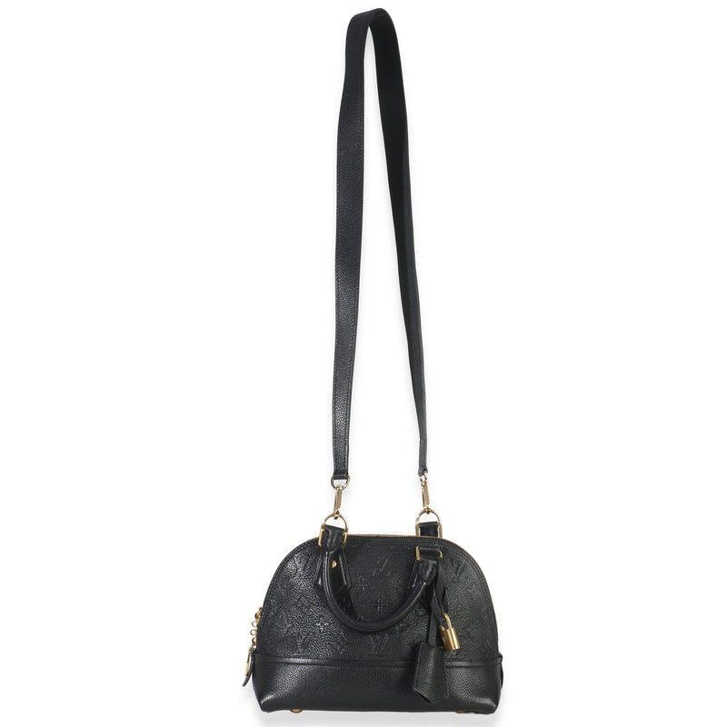 Louis Vuitton Black Monogram Empreinte Neo Alma Bb Leather Handbag