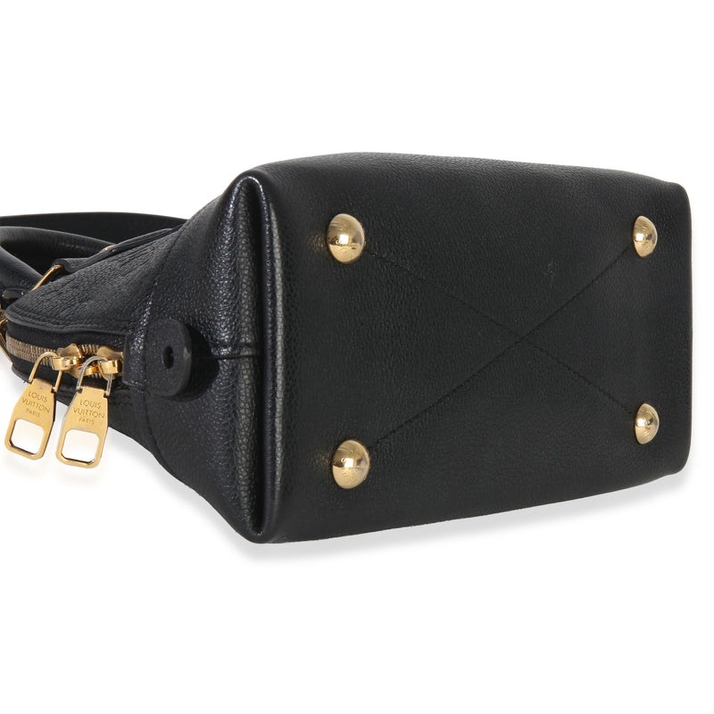 Louis Vuitton Black Monogram Empreinte Neo Alma Bb Leather Handbag
