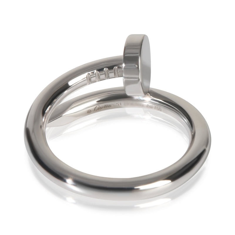 Cartier White Gold Juste Un Clou Ring 18k