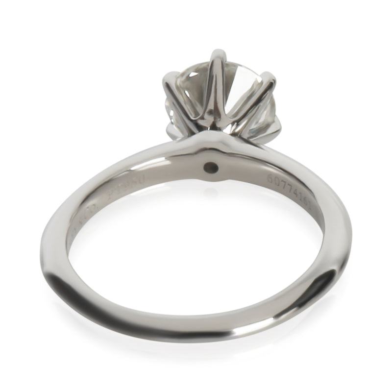 Tiffany & Co. 1.59 Ct Round Brilliant Diamond Engagement Ring 950