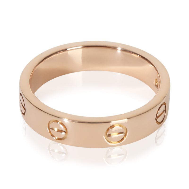 Cartier Rose Gold Diamond Small Model Love Ring 18k