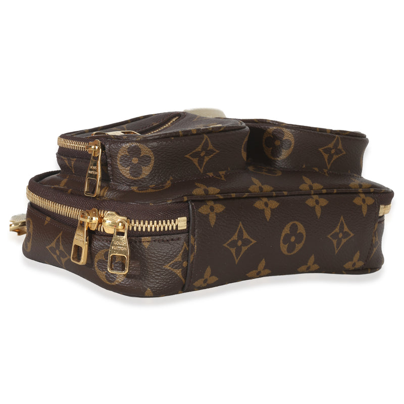 Louis Vuitton Monogram Canvas Utility Crossbody Brown Handbag