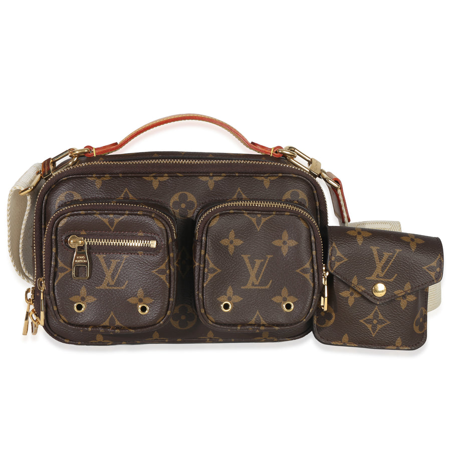 Louis Vuitton Monogram Canvas Utility Crossbody Brown Handbag