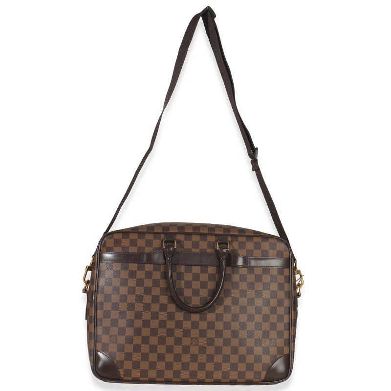 Louis Vuitton Damier Ebene Canvas Porte-Documents Voyage Gm Brown Handbag