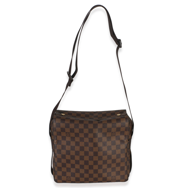 Louis Vuitton Damier Ebene Canvas Naviglio Messenger Bag Brown Handbag