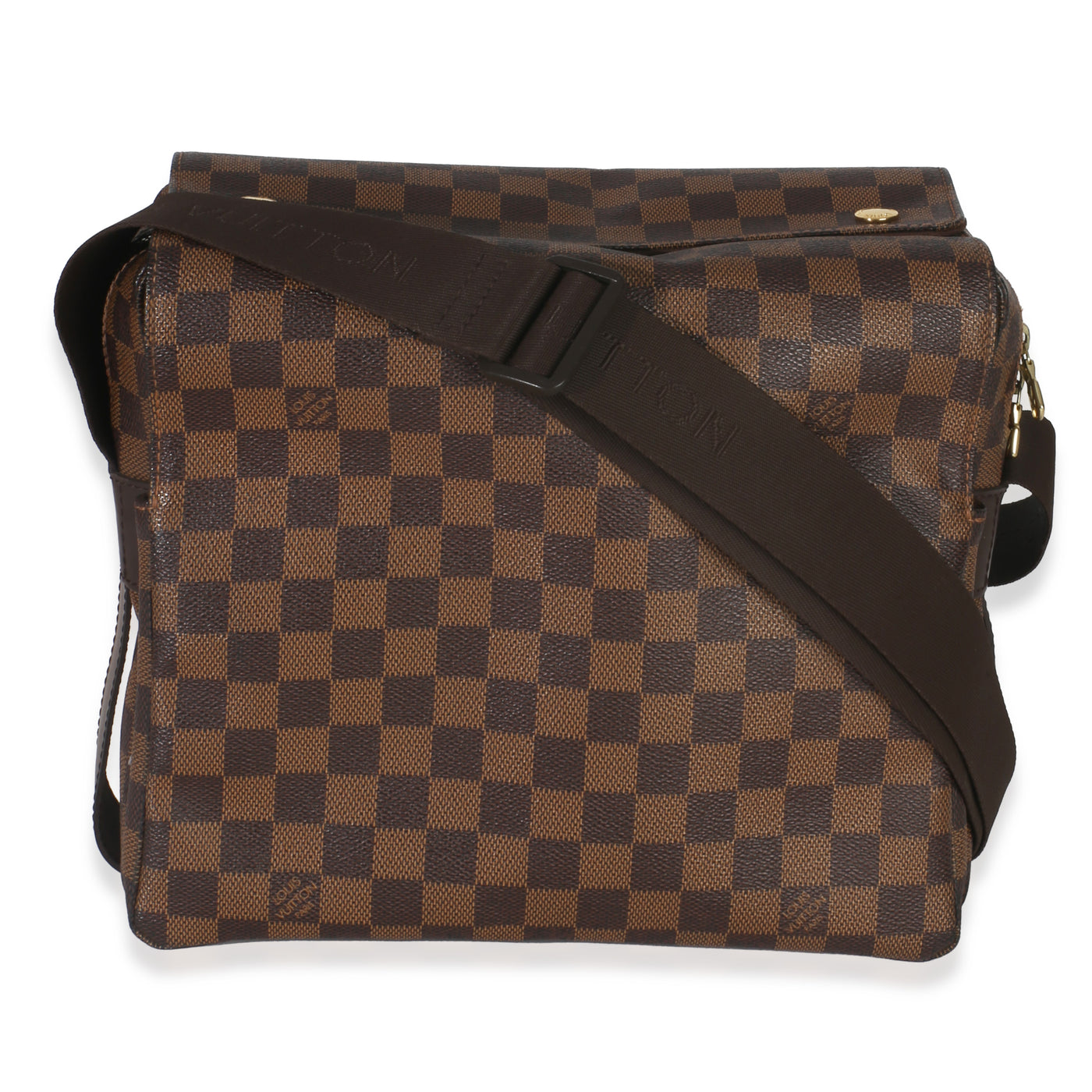 Louis Vuitton Damier Ebene Canvas Naviglio Messenger Bag Brown Handbag