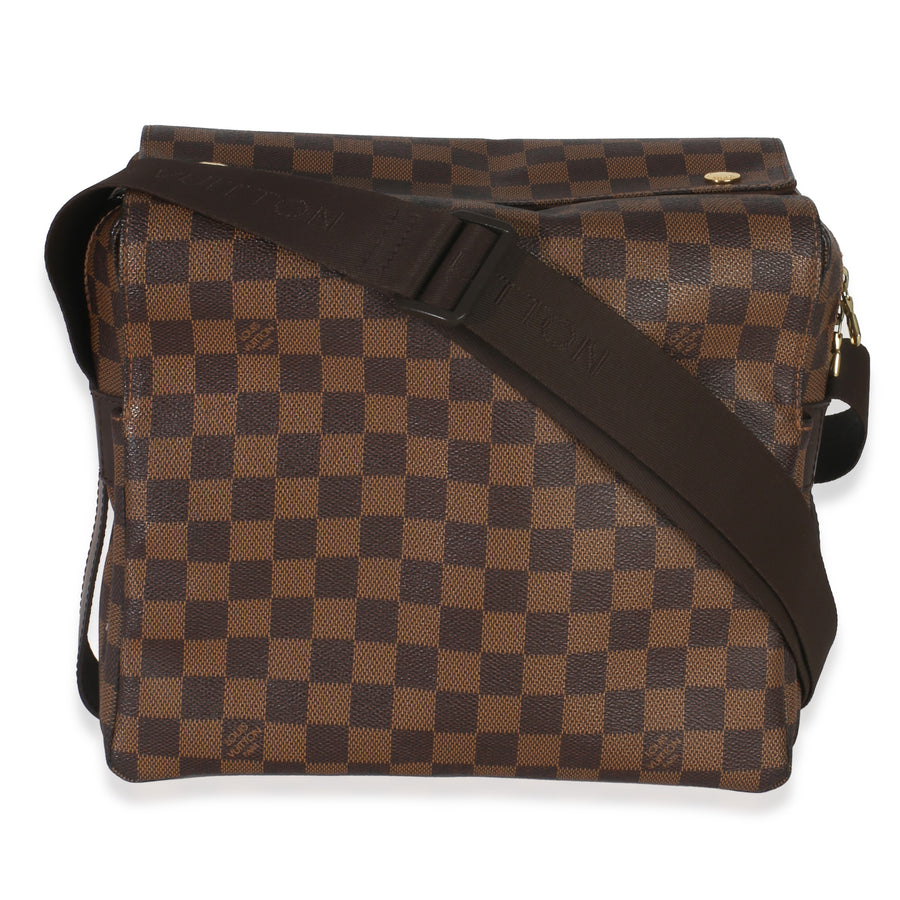 Louis Vuitton Damier Ebene Canvas Naviglio Messenger Bag Brown Handbag
