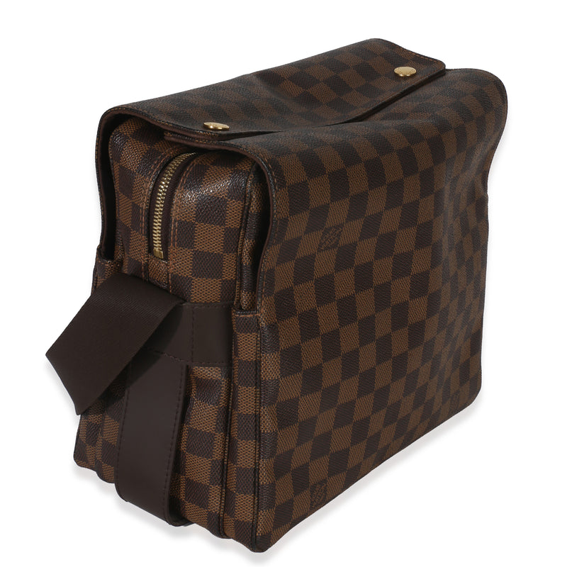 Louis Vuitton Damier Ebene Canvas Naviglio Messenger Bag Brown Handbag