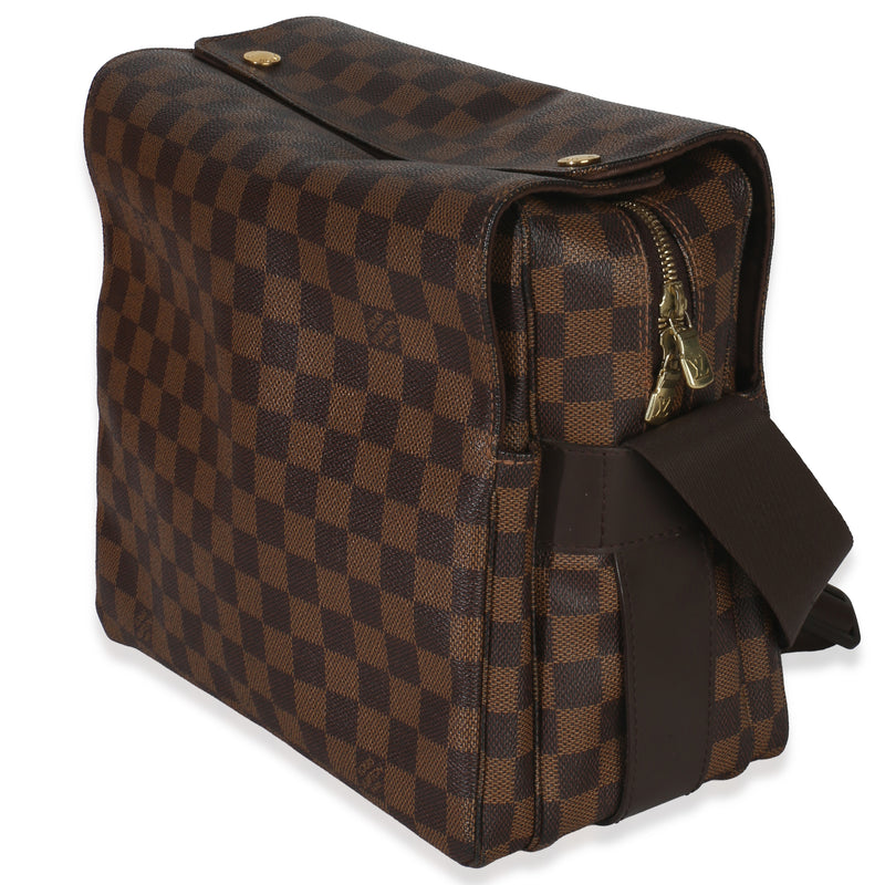 Louis Vuitton Damier Ebene Canvas Naviglio Messenger Bag Brown Handbag