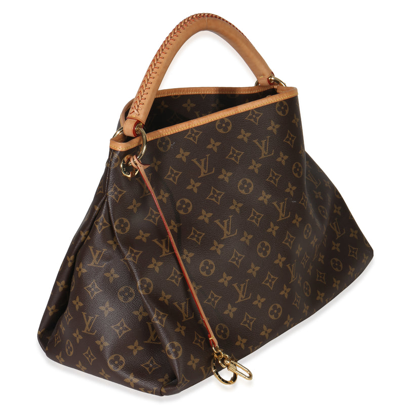 Louis Vuitton Monogram Canvas Artsy Mm Brown Handbag