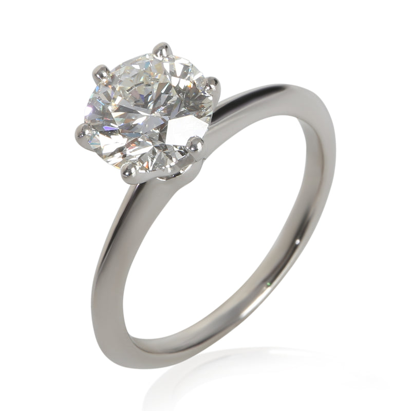 Tiffany & Co. 1.71 Ct Round Brilliant Diamond Engagement Ring 950