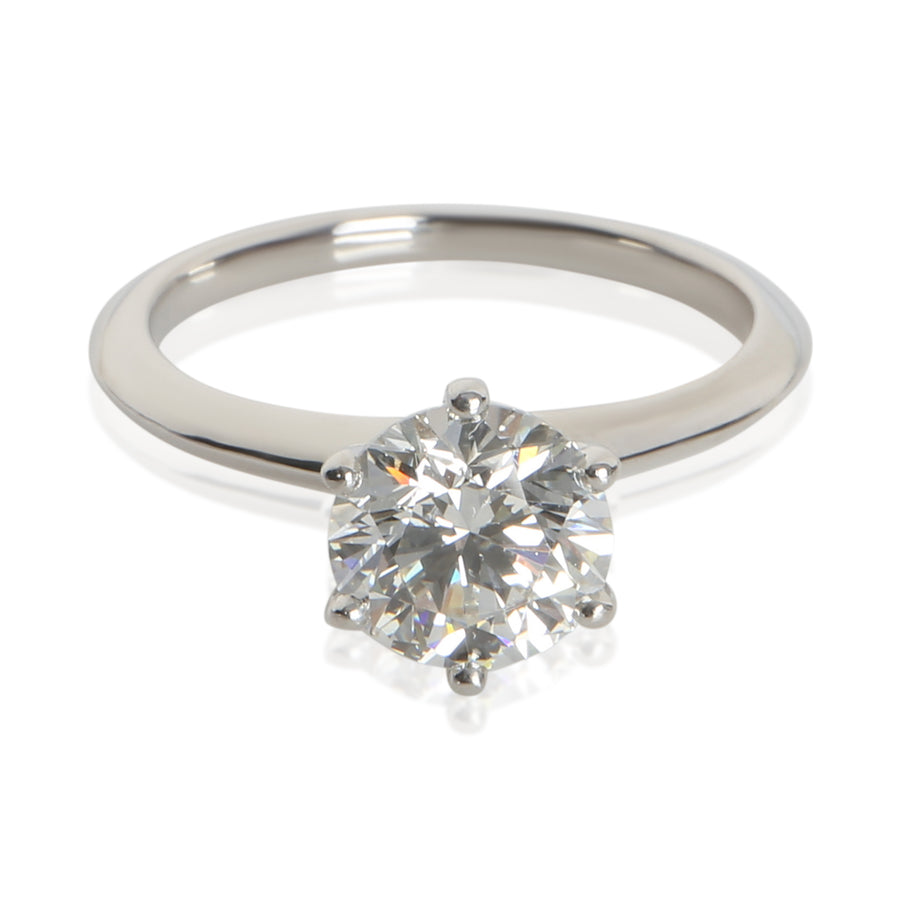 Tiffany & Co. 1.71 Ct Round Brilliant Diamond Engagement Ring 950