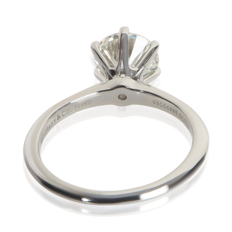 Tiffany & Co. 1.71 Ct Round Brilliant Diamond Engagement Ring 950