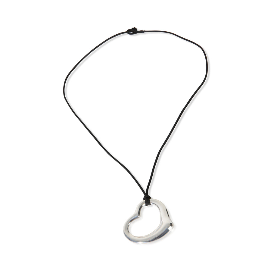 Tiffany & Co. Sterling Silver Elsa Peretti Open Heart Pendant 925