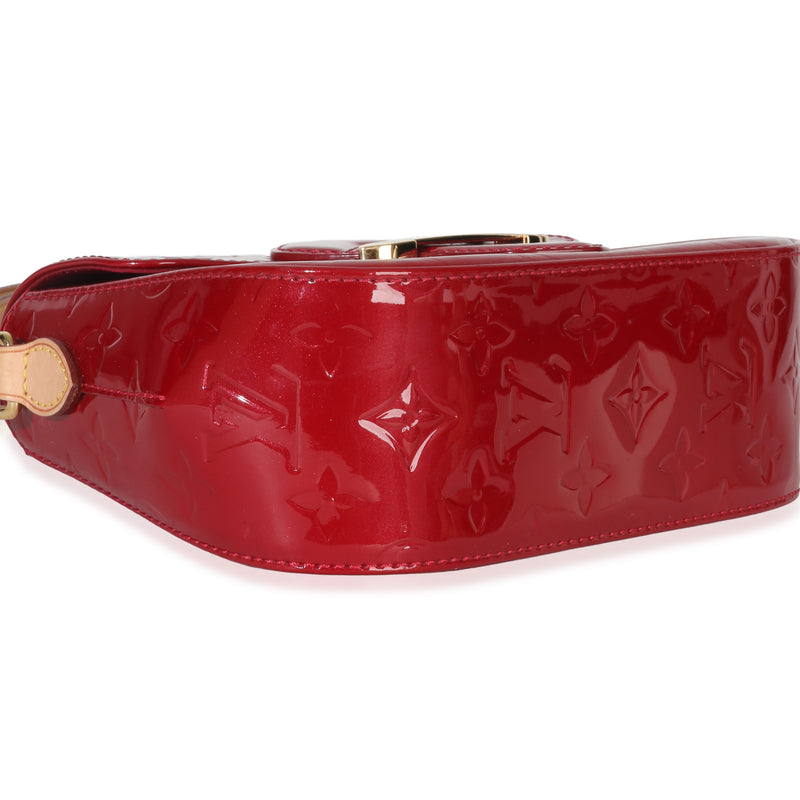 Louis Vuitton Pomme Damour Monogram Vernis Bellflower Pm Red Patent Leather Handbag