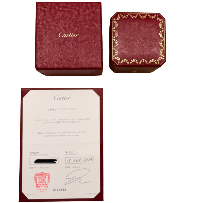 Cartier Yellow Gold Diamond Broderie De Band 18k