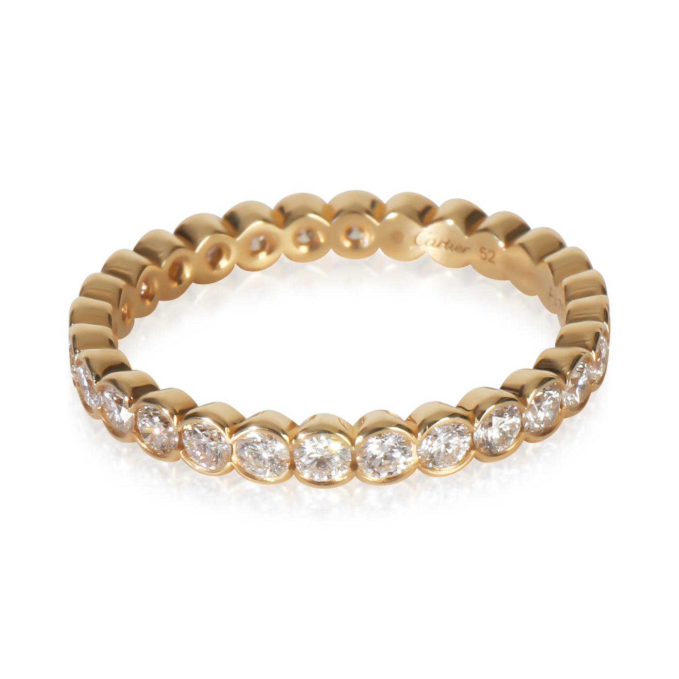Cartier Yellow Gold Diamond Broderie De Band 18k