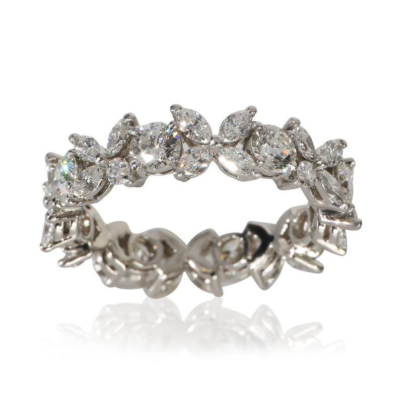 Tiffany & Co. Platinum Diamond Victoria Ring 950
