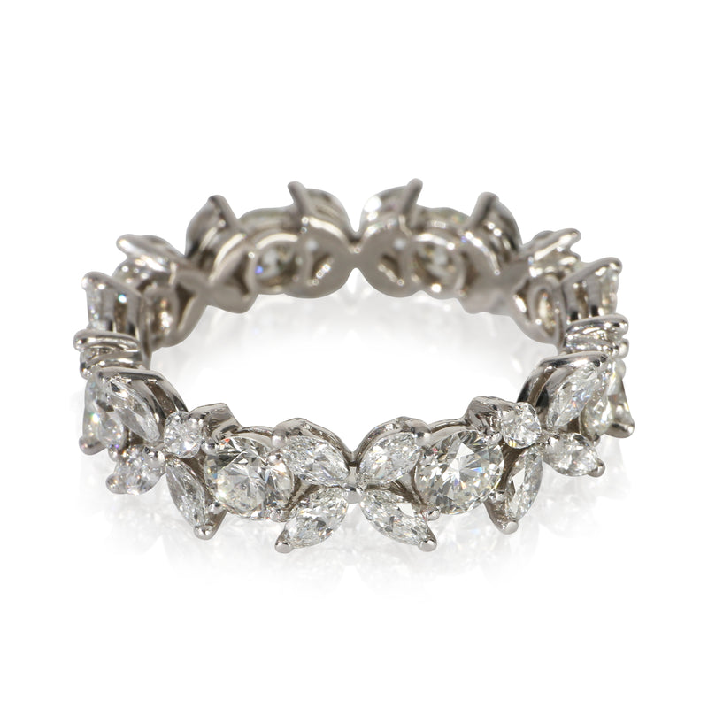 Tiffany & Co. Platinum Diamond Victoria Ring 950