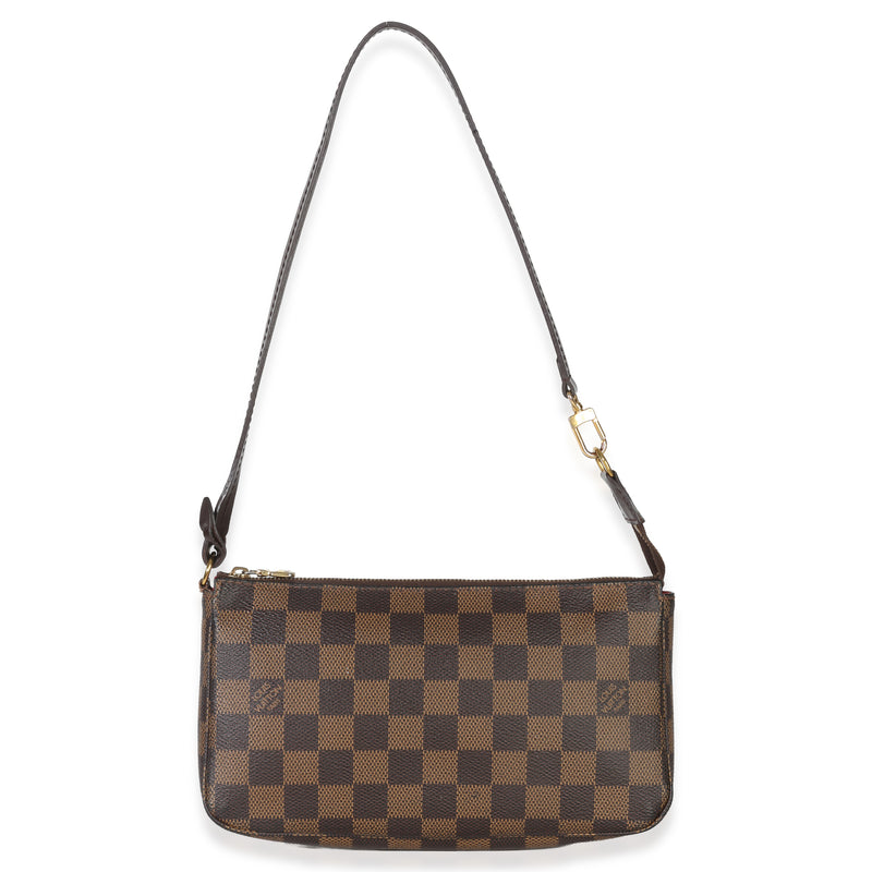 Louis Vuitton Damier Ebene Canvas Pochette Accessoires Nm Brown Handbag