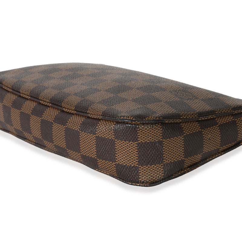 Louis Vuitton Damier Ebene Canvas Pochette Accessoires Nm Brown Handbag