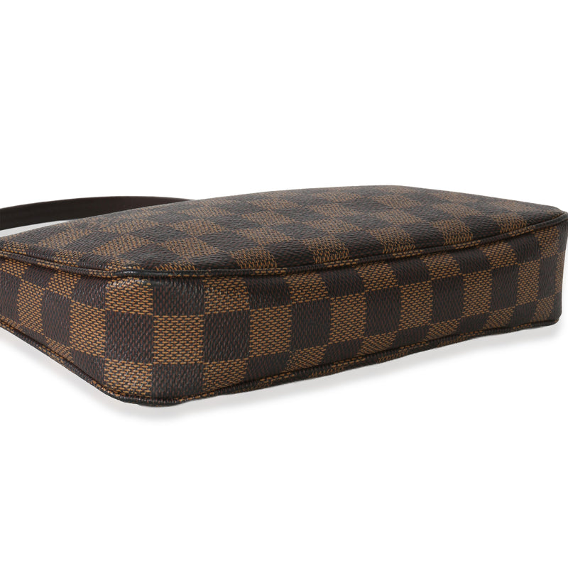 Louis Vuitton Damier Ebene Canvas Pochette Accessoires Nm Brown Handbag