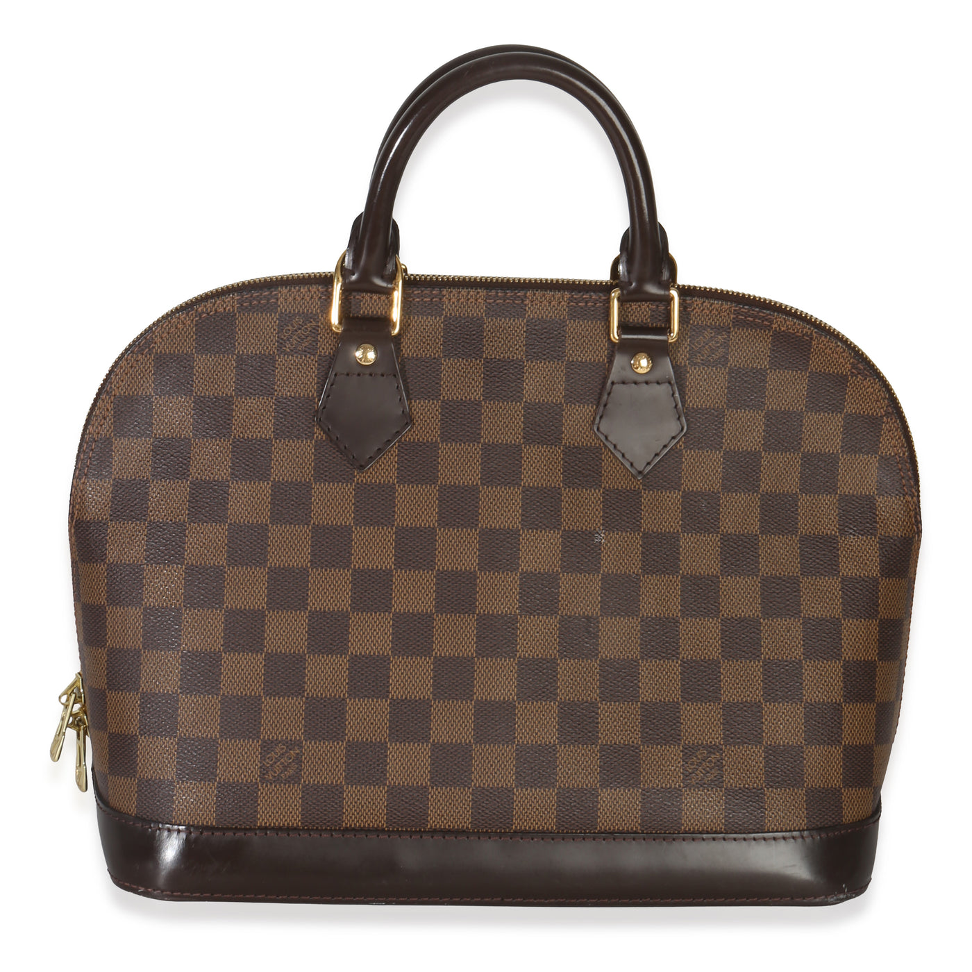 Louis Vuitton Damier Ebene Canvas Alma Pm Brown Handbag