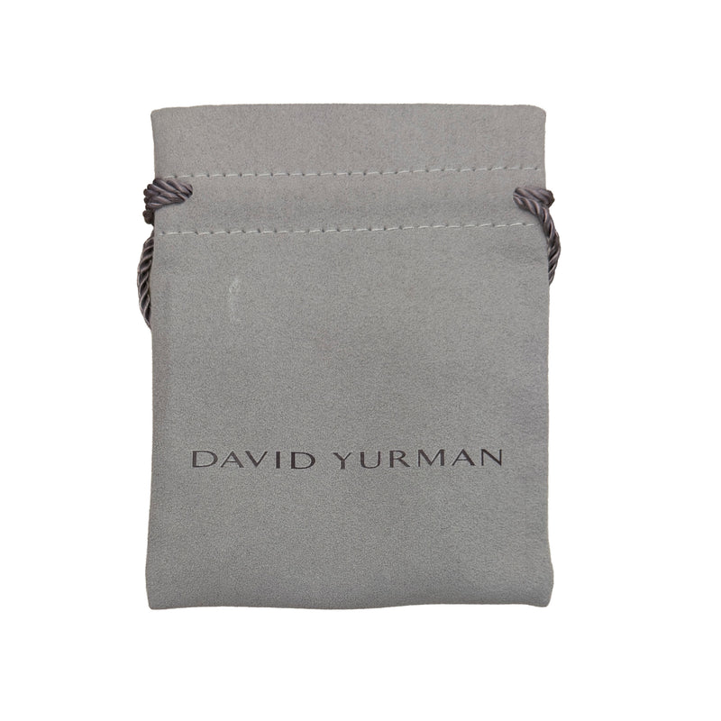 David Yurman Sterling Silver Hematite Berries Tassel Necklace 925
