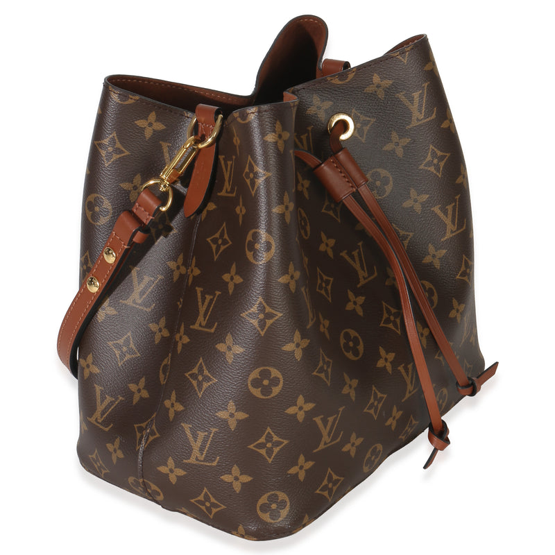 Louis Vuitton Caramel Monogram Canvas Neonoe Mm Brown Handbag