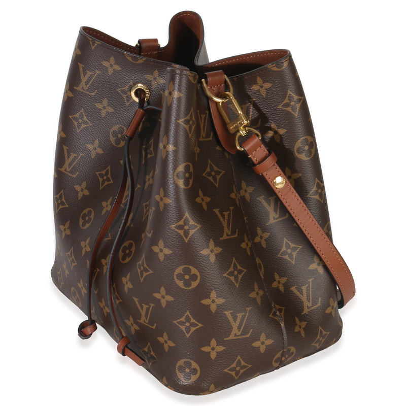 Louis Vuitton Caramel Monogram Canvas Neonoe Mm Brown Handbag