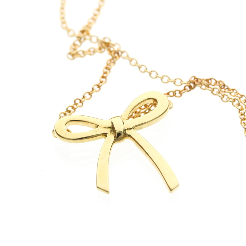 Tiffany & Co. Bow Pendant 18k Yellow Gold Yellow_gold Bijoux