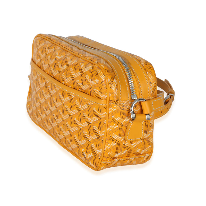 Goyard Yellow Goyardine Canvas Sac Cap Vert Pm Handbag