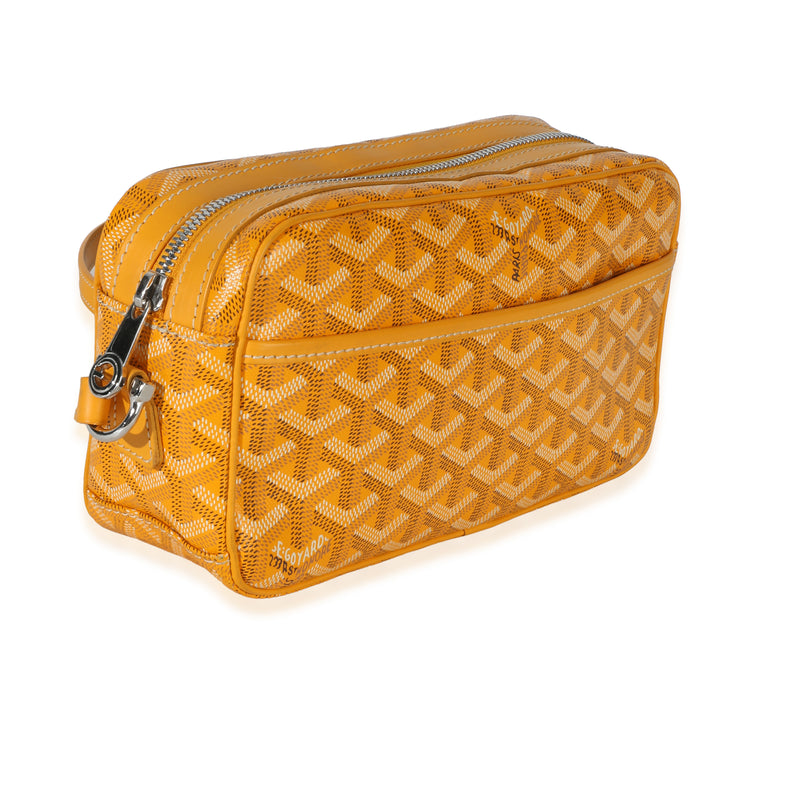 Goyard Yellow Goyardine Canvas Sac Cap Vert Pm Handbag