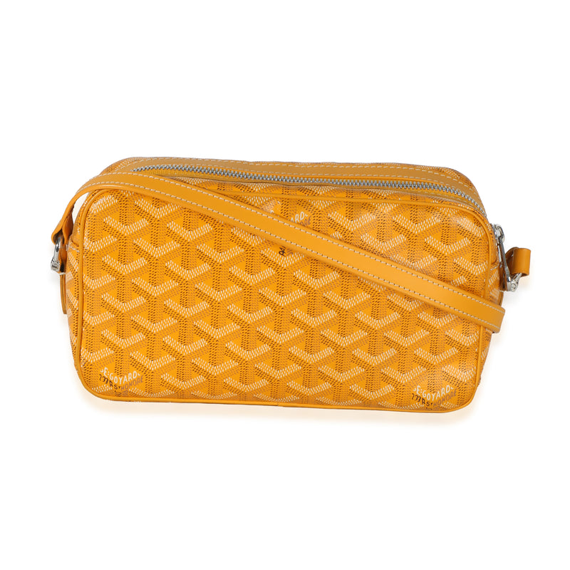 Goyard Yellow Goyardine Canvas Sac Cap Vert Pm Handbag