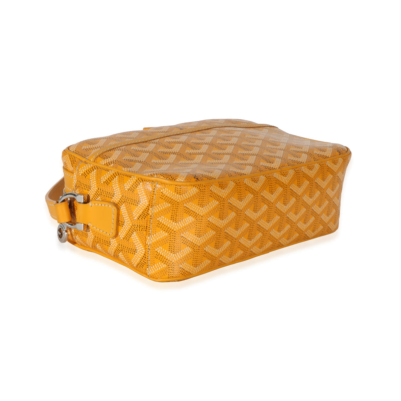 Goyard Yellow Goyardine Canvas Sac Cap Vert Pm Handbag