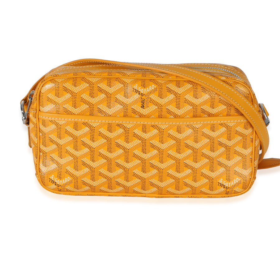 Goyard Yellow Goyardine Canvas Sac Cap Vert Pm Handbag