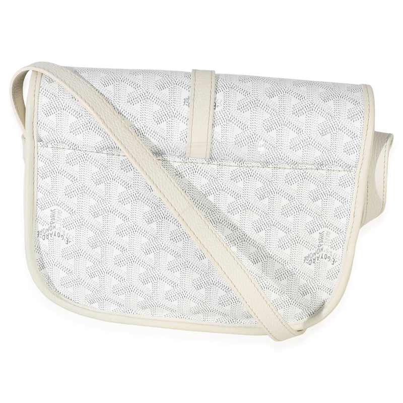 Goyard White Goyardine Canvas Belvedere Ii Pm Handbag