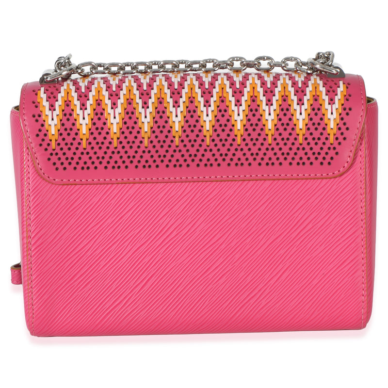 Louis Vuitton Pink Multicolor Stitch Epi Twist Mm Multicolor; Leather Handbag
