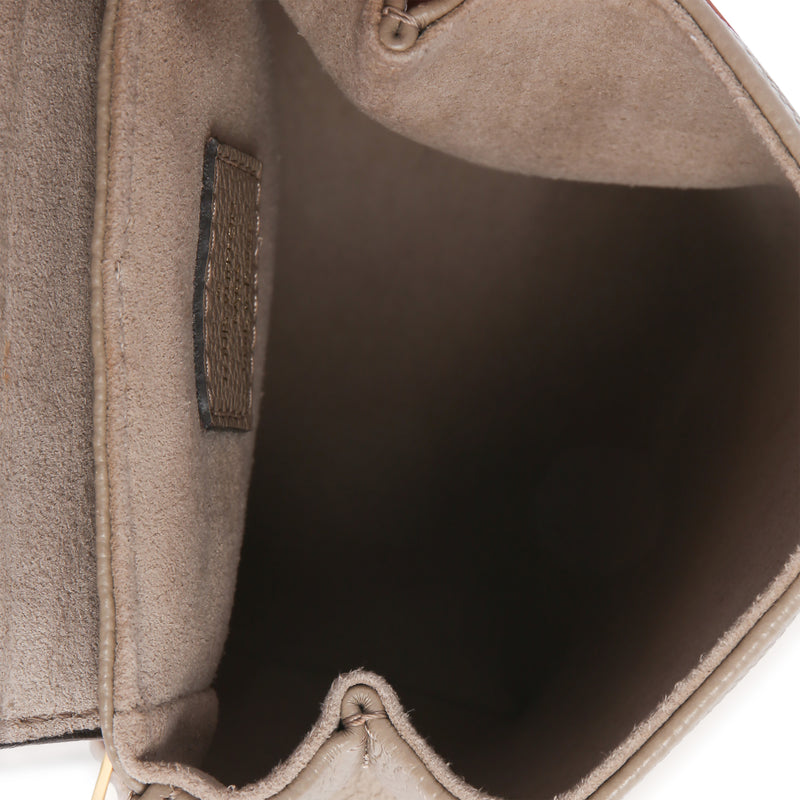 Louis Vuitton Tourterelle Empreinte Giant Monogram Tiny Backpack Gray Leather Handbag