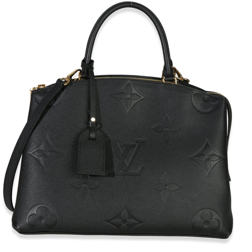 Louis Vuitton Black Monogram Empreinte Giant Grand Palais Leather Handbag