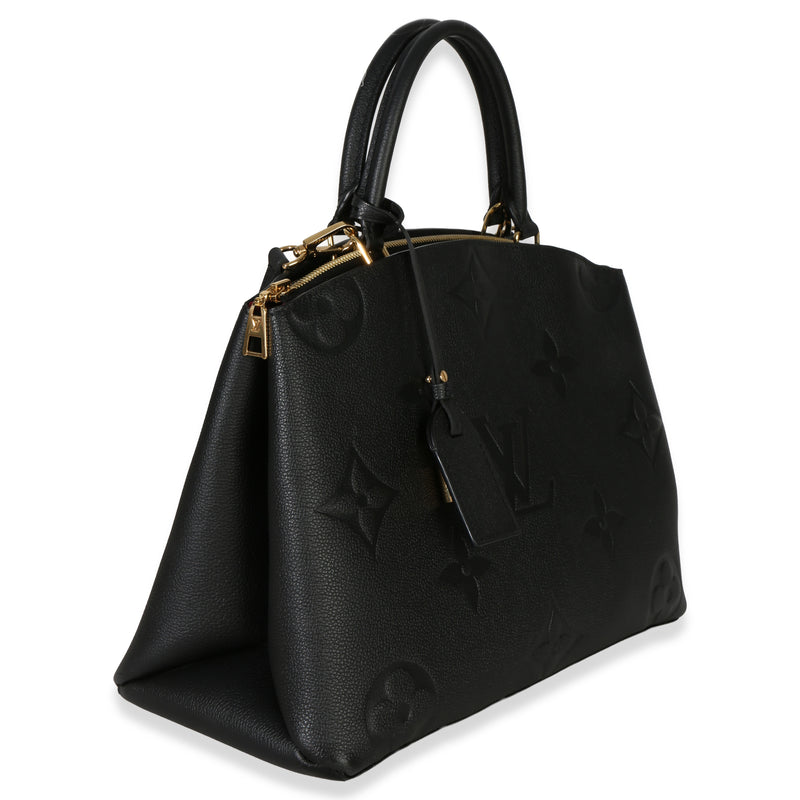 Louis Vuitton Black Monogram Empreinte Giant Grand Palais Leather Handbag