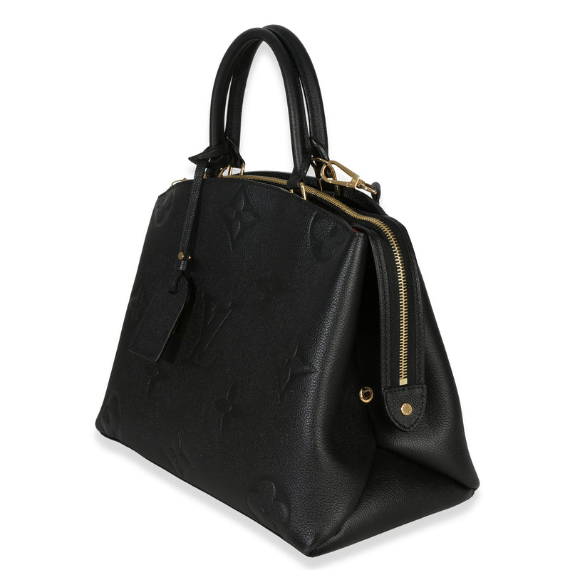 Louis Vuitton Black Monogram Empreinte Giant Grand Palais Leather Handbag