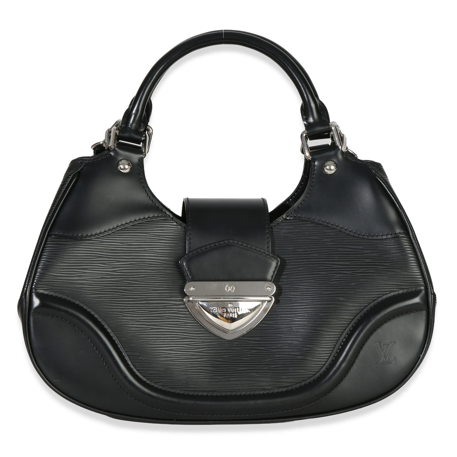 Louis Vuitton Black Epi Leather Montaigne Shoulder Bag Handbag