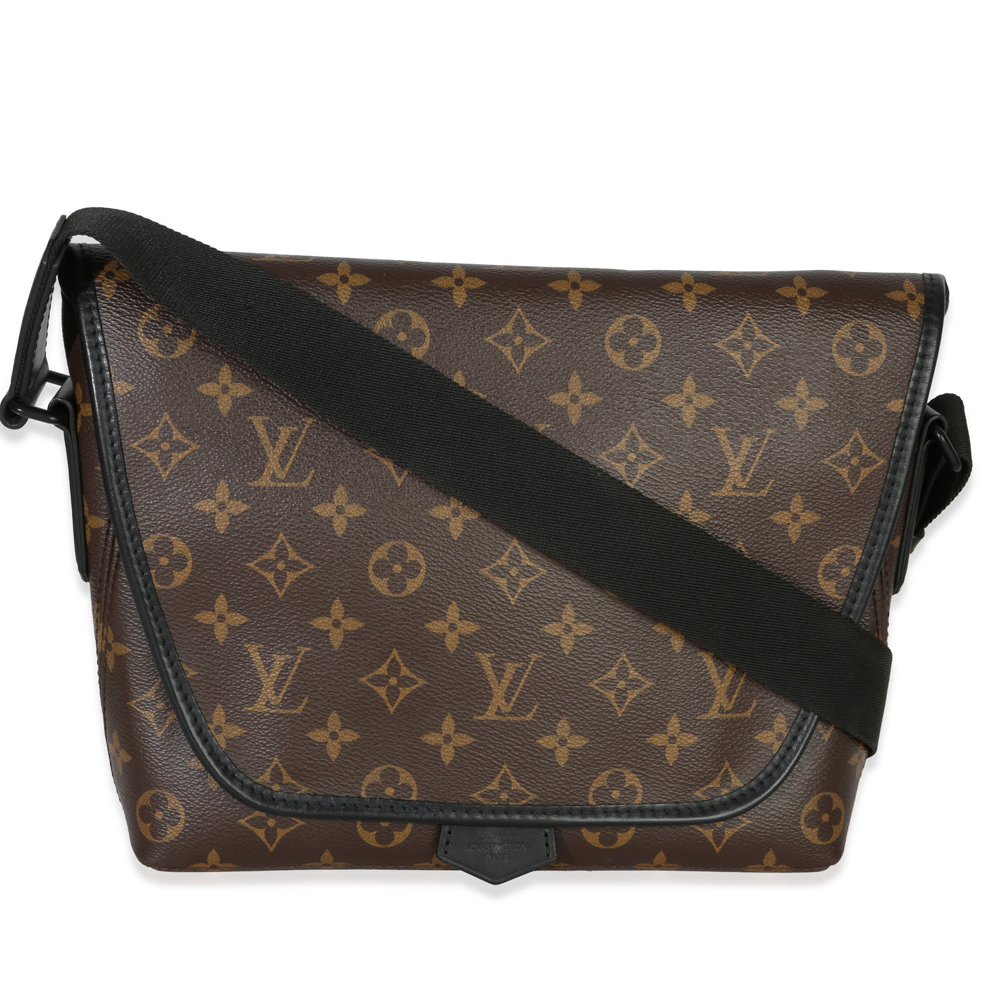Louis Vuitton Monogram Macassar Canvas Magnetic Messenger Brown Handbag
