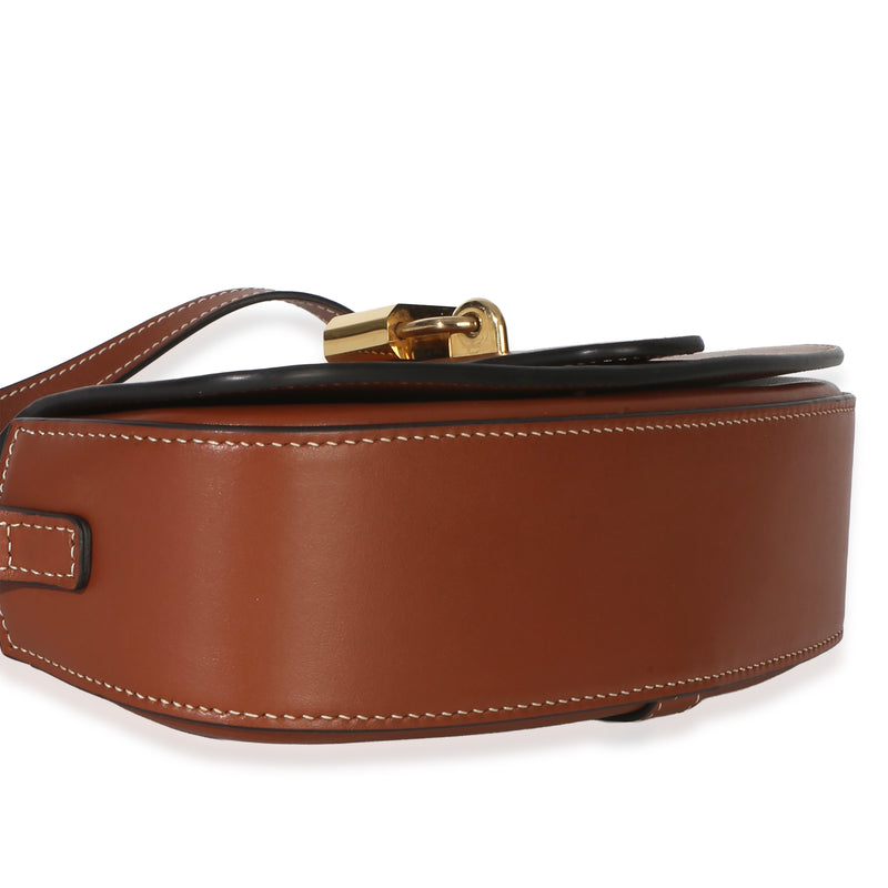 Celine Brown Smooth Calfskin Tabou Clutch On Strap Leather Handbag