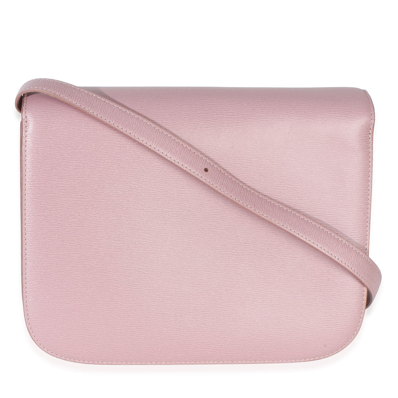 Celine Pink Textured Calfskin Small Box Bag Leather Handbag