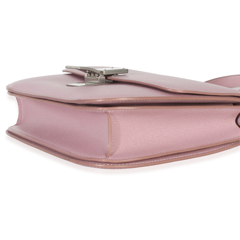 Celine Pink Textured Calfskin Small Box Bag Leather Handbag