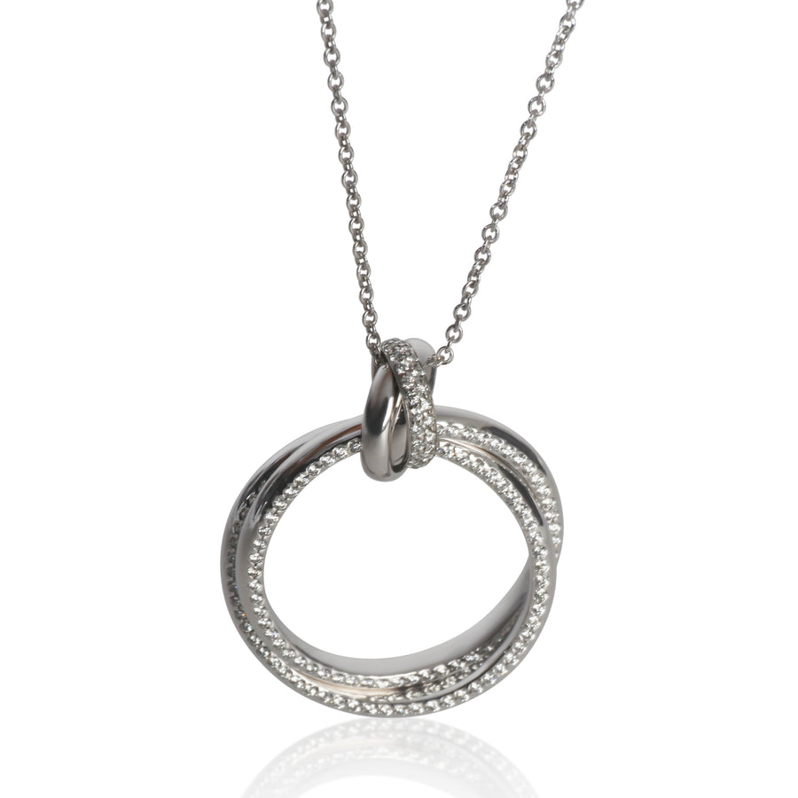 Tiffany & Co. White Gold Diamond Paloma Picasso Melody Pendant 18k