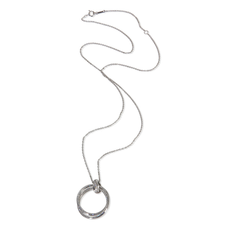 Tiffany & Co. White Gold Diamond Paloma Picasso Melody Pendant 18k