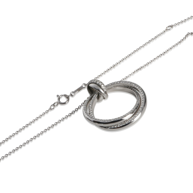 Tiffany & Co. White Gold Diamond Paloma Picasso Melody Pendant 18k